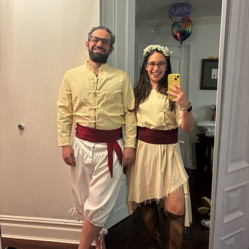 Costume Skirt (asymmetrical) neutral tones